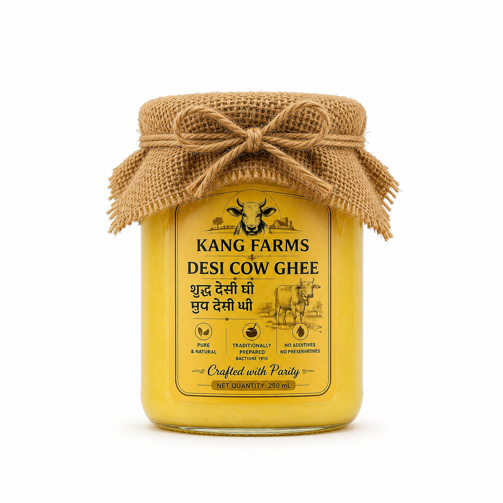 Kang Farms A2 Pure Desi Organic Ghee 200ml
